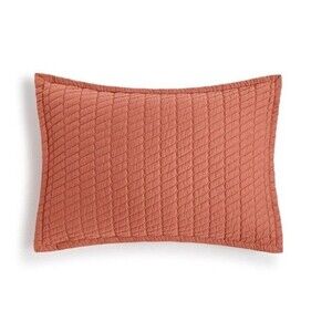 Oake Voile 100% Cotton Standard Terracotta Sham (1)